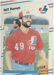1988 Fleer Update Baseball Cards       102     Jeff Parrett